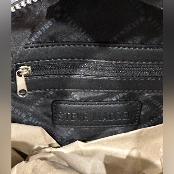 Steve Madden, Black, Faux Leather Backpack - Picture 9 of 11